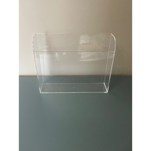 Clear Acrylic Wall Mountable Display Case Storage Box - Picture 1 of 2